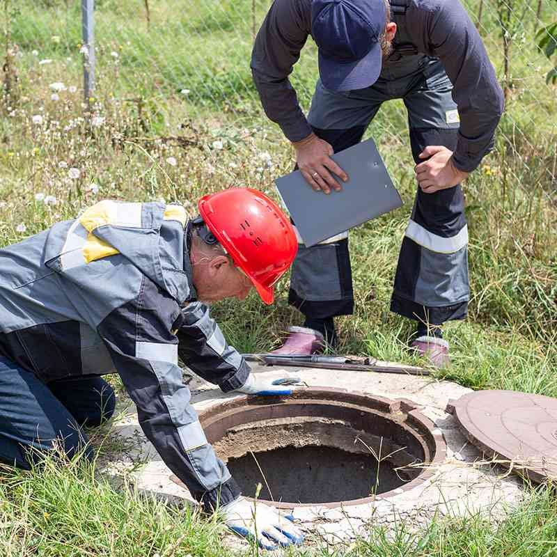sewer and drain service in cedar lake in