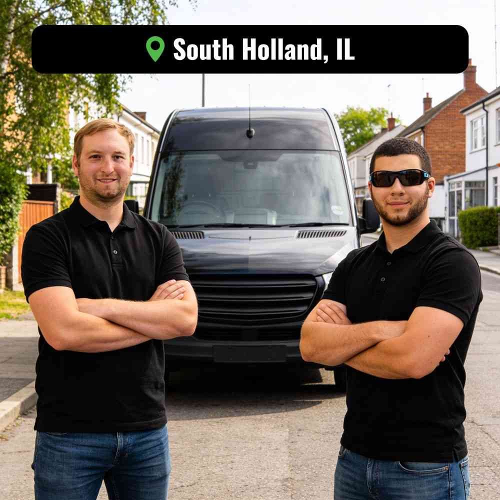 Clogged drain service South Holland IL clearing a backed up residential drain with professional equipment